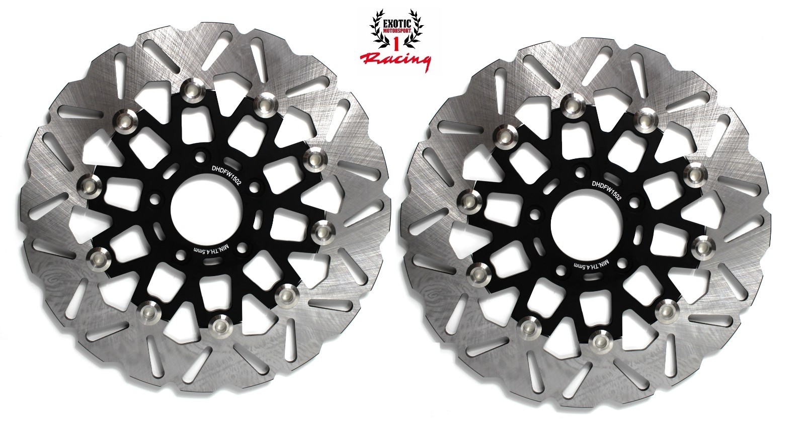 2 Floating Front Brake  Rotors For Harley  Electra Glide FLHTC  2000-2007 11.5