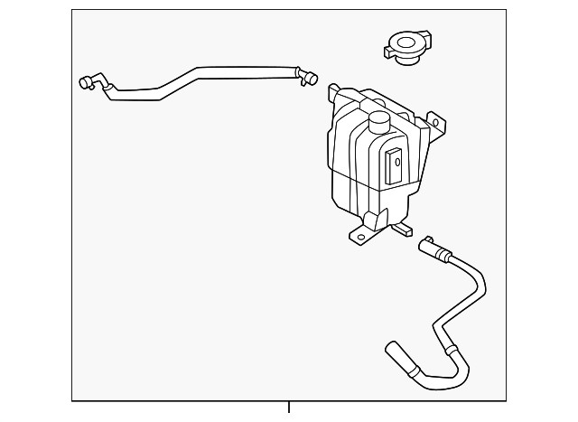 Genuine Nissan Engine Coolant Reservoir 21710-9BU0B