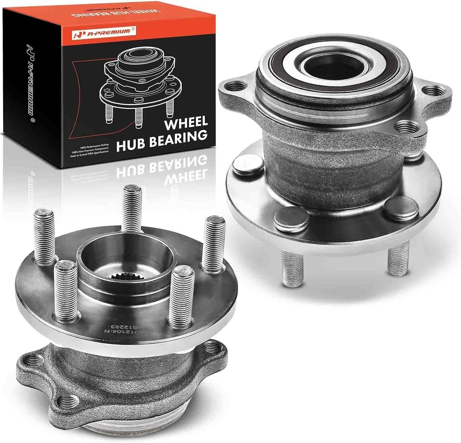 A-Premium 2 x Rear Wheel Bearing and Hub Assembly 5-Lug Subaru Outback Legacy A-Premium 2 x Rear Wheel Bearing and Hub Assembly 5-Lug Subaru Outback Legacy