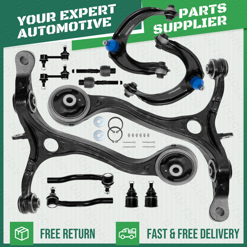 12pc Front Upper & Lower Control Arms Kit Fits Honda Accord 2008-2012 2.4L 3.5L