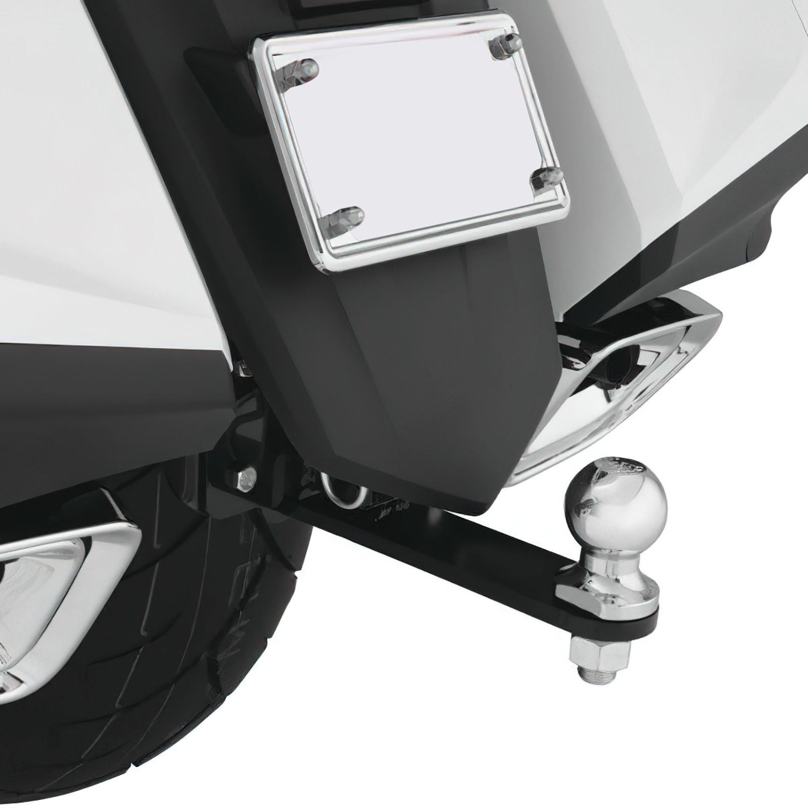 Motorcycle Vertical Reciever Trailer Hitch Fit For Honda GL1800 Goldwing 18-25