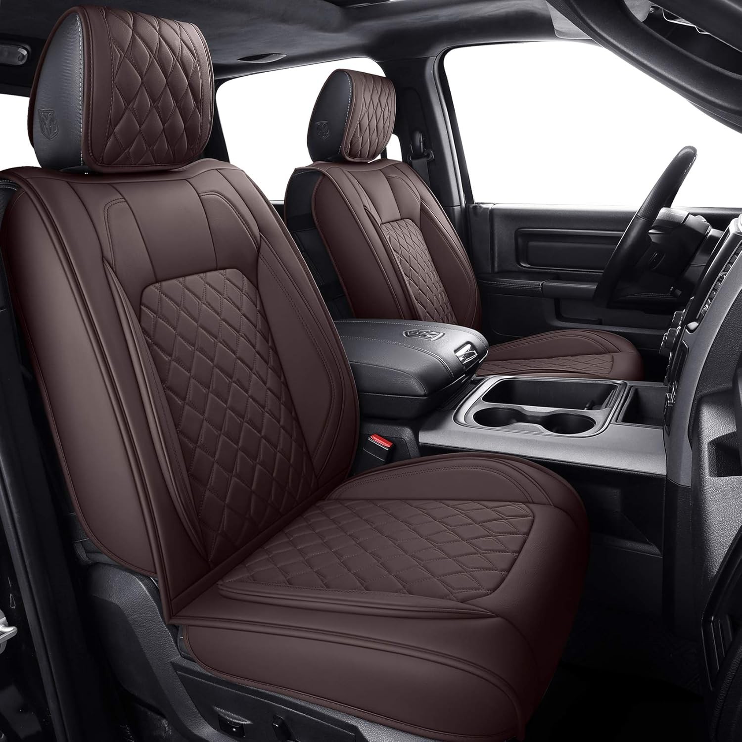 Aierxuan Car Seat Covers for Dodge Ram Custom Fit 2009-2025 Full Set/Brown Aierxuan Car Seat Covers for Dodge Ram Custom Fit 2009-2025 Full Set/Brown