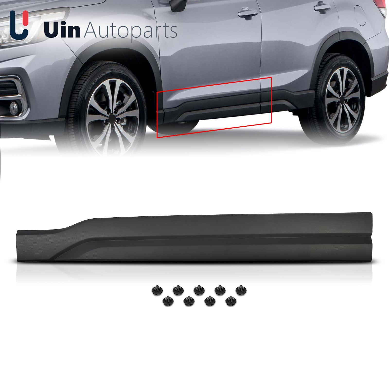 Fit 2019-2024 Subaru Forester Front Left Side Door Lower Molding 91112SJ230 Fit 2019-2024 Subaru Forester Front Left Side Door Lower Molding 91112SJ230