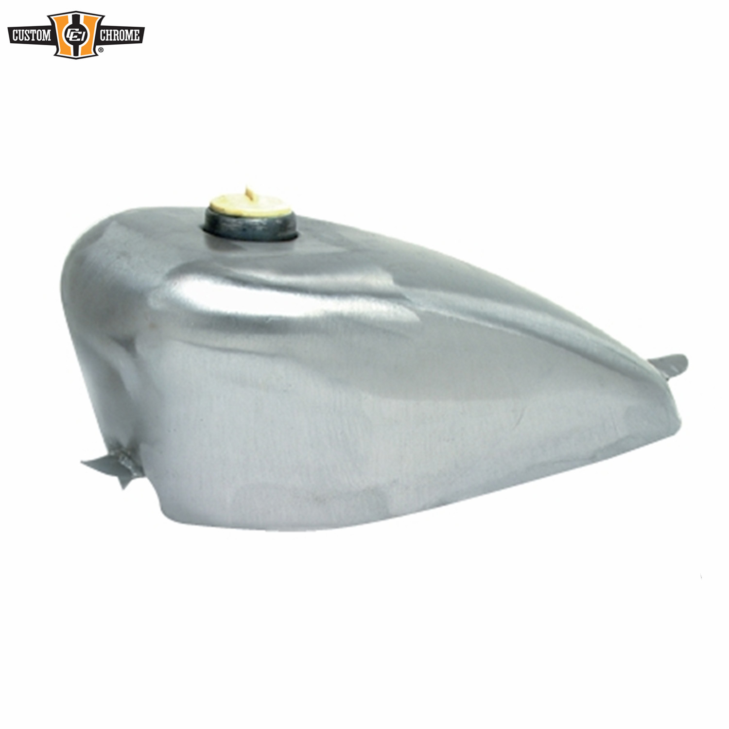 Unpainted 2.8 Gal.Custom Fuel Gas Tank Fit For Harley Accepts 3/8\
