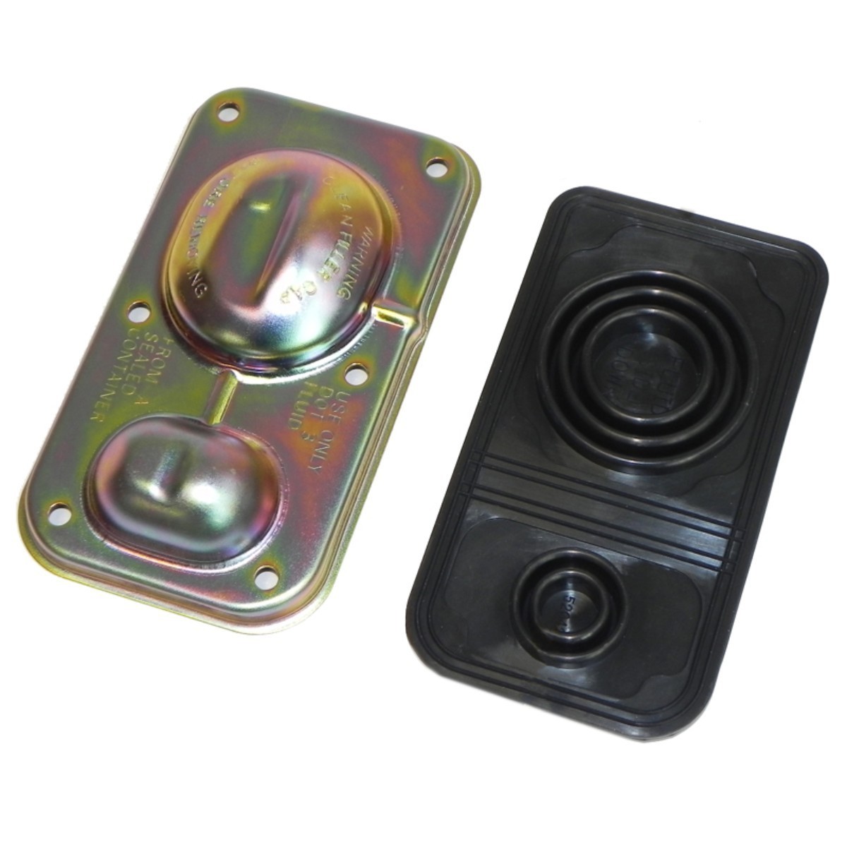 1970-74 All GM Disc Brake Master Cylinder Lid Cap and Rubber Seal Factory OEM