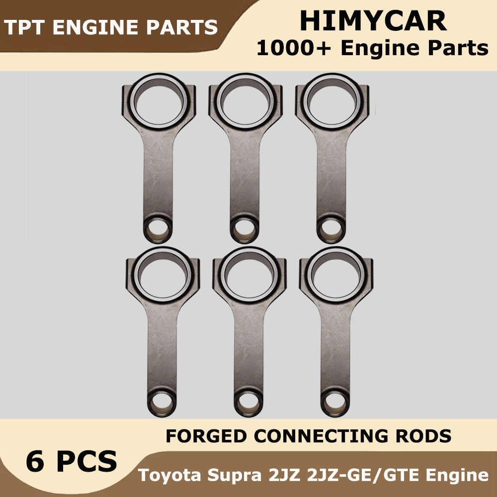 Forged H Beam Rods for Toyota 2JZ-Series 3.0L Engines 2JZ 2JZ-GE 2JZ-GTE NO BOLT