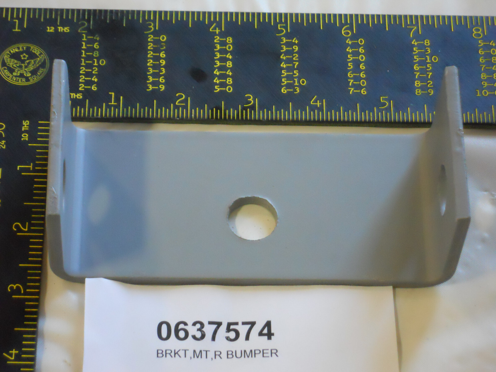 GENUINE McNeilus BRACKET,MT,R BUMPER McNeilus 0637574 GENUINE McNeilus BRACKET,MT,R BUMPER McNeilus 0637574
