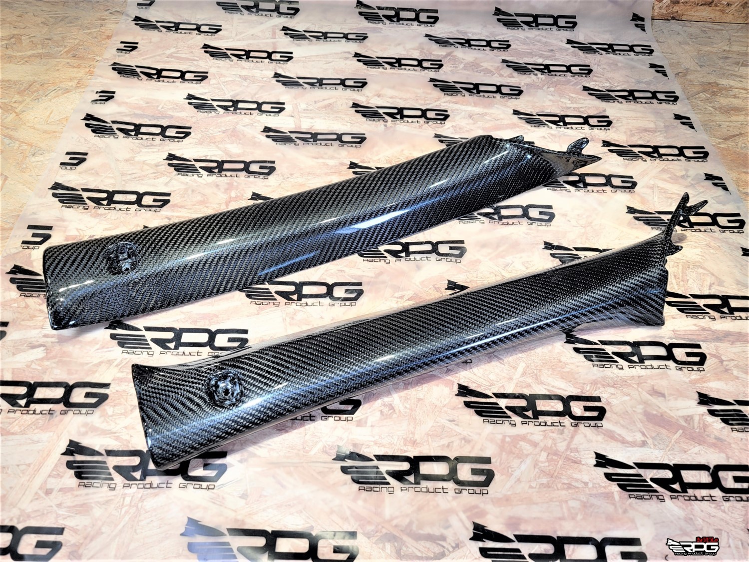 RPG Carbon Interior A Pillar Trim for 08-14 Subaru Impreza WRX STi GR GV GF GE