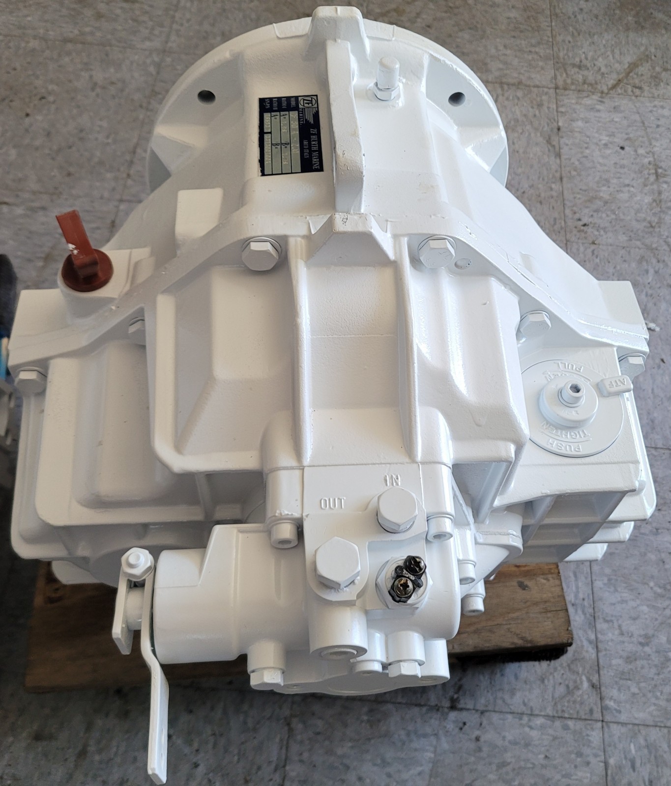 ZF 80A 2:1 Marine Transmission Rebuilt Great For Diesel Repower 8 Degree Angle