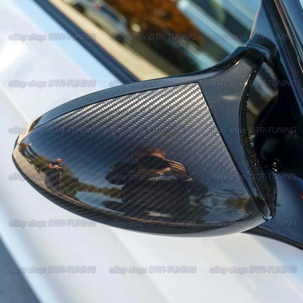 Pre-preg Dry Carbon Fiber Mirror Cover Caps For 2011 BMW 1 Series M Coupé 1M E82