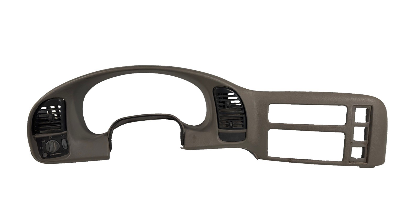 1996-2005 Chevy Astro/Safari OEM Gauge Cluster Radio Bezel Trim Gray 1996-2005 Chevy Astro/Safari OEM Gauge Cluster Radio Bezel Trim Gray