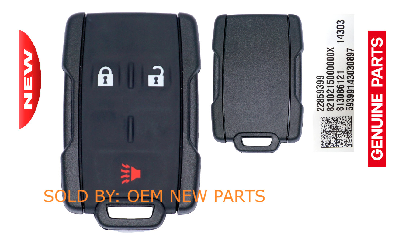 100% NEW OEM CHEVY SILVERADO YUKON CANYON SUBURBAN KEYLESS REMOTE FOB 22859399