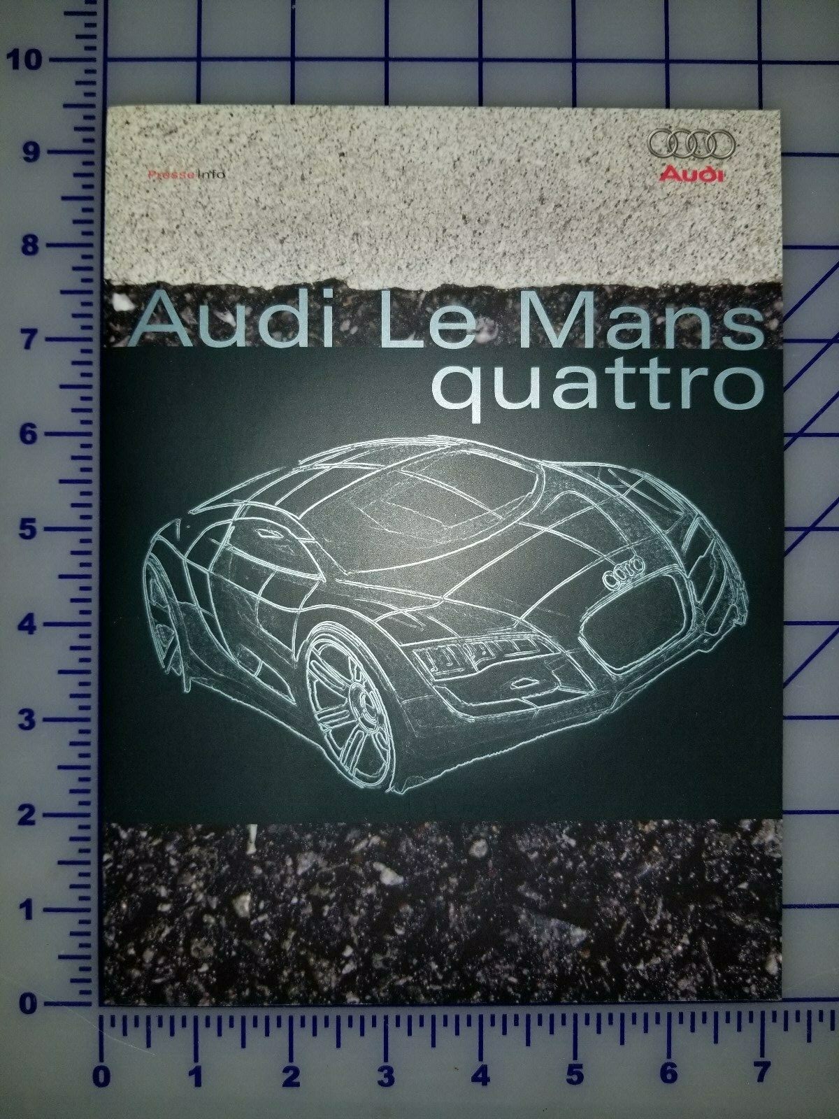 2004 Audi Le Mans Quattro Media Info Brochure 2004 Audi Le Mans Quattro Media Info Brochure