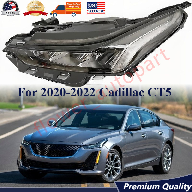 NEW 84894831 LH/DRIVER Full LED Headlight Lamp Assembly For 2020-22 Cadillac CT5