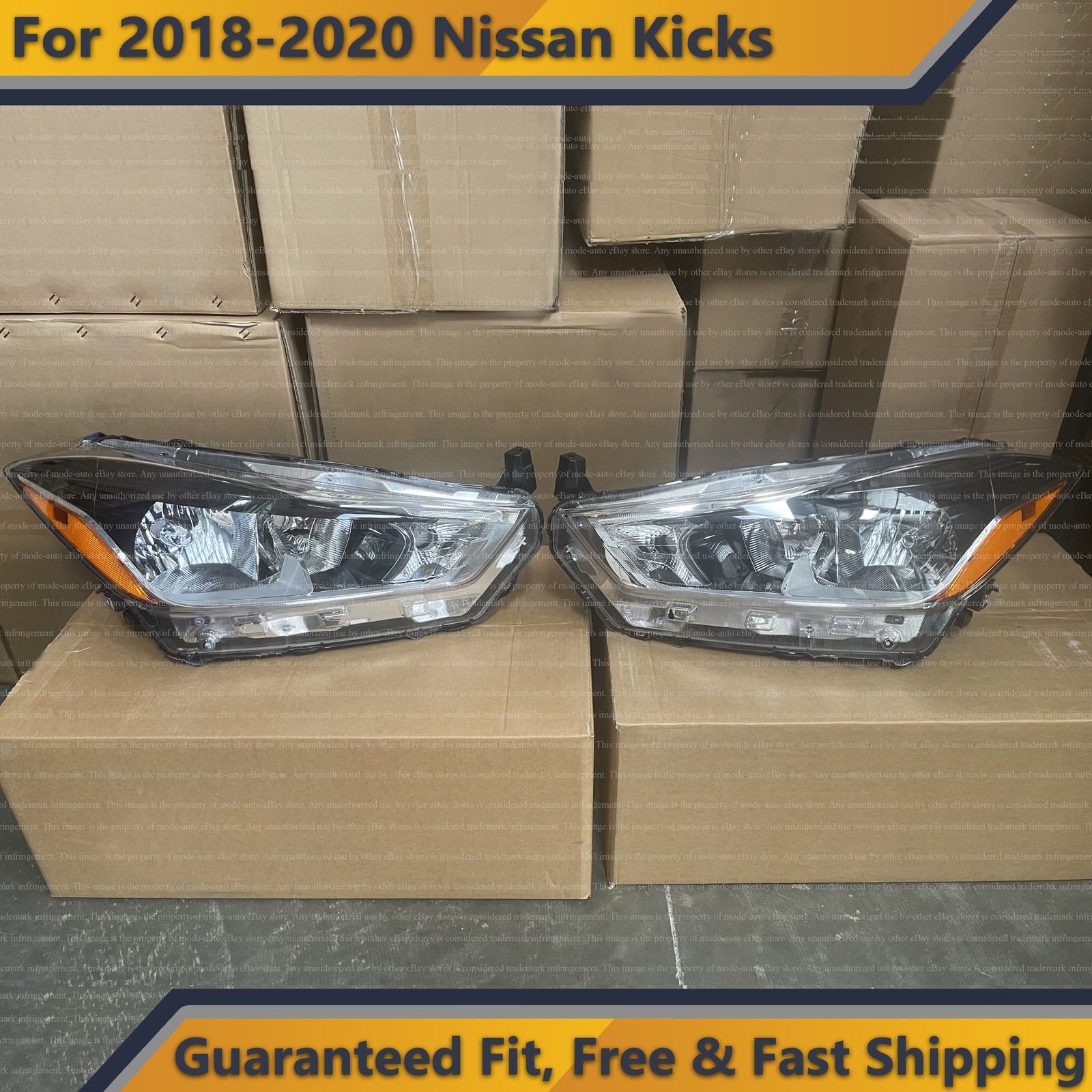 Headlight Headlamp For 2018 2020 Nissan Kicks Assembly Driver Passenger Set Pair Headlight Headlamp For 2018 2020 Nissan Kicks Assembly Driver Passenger Set Pair