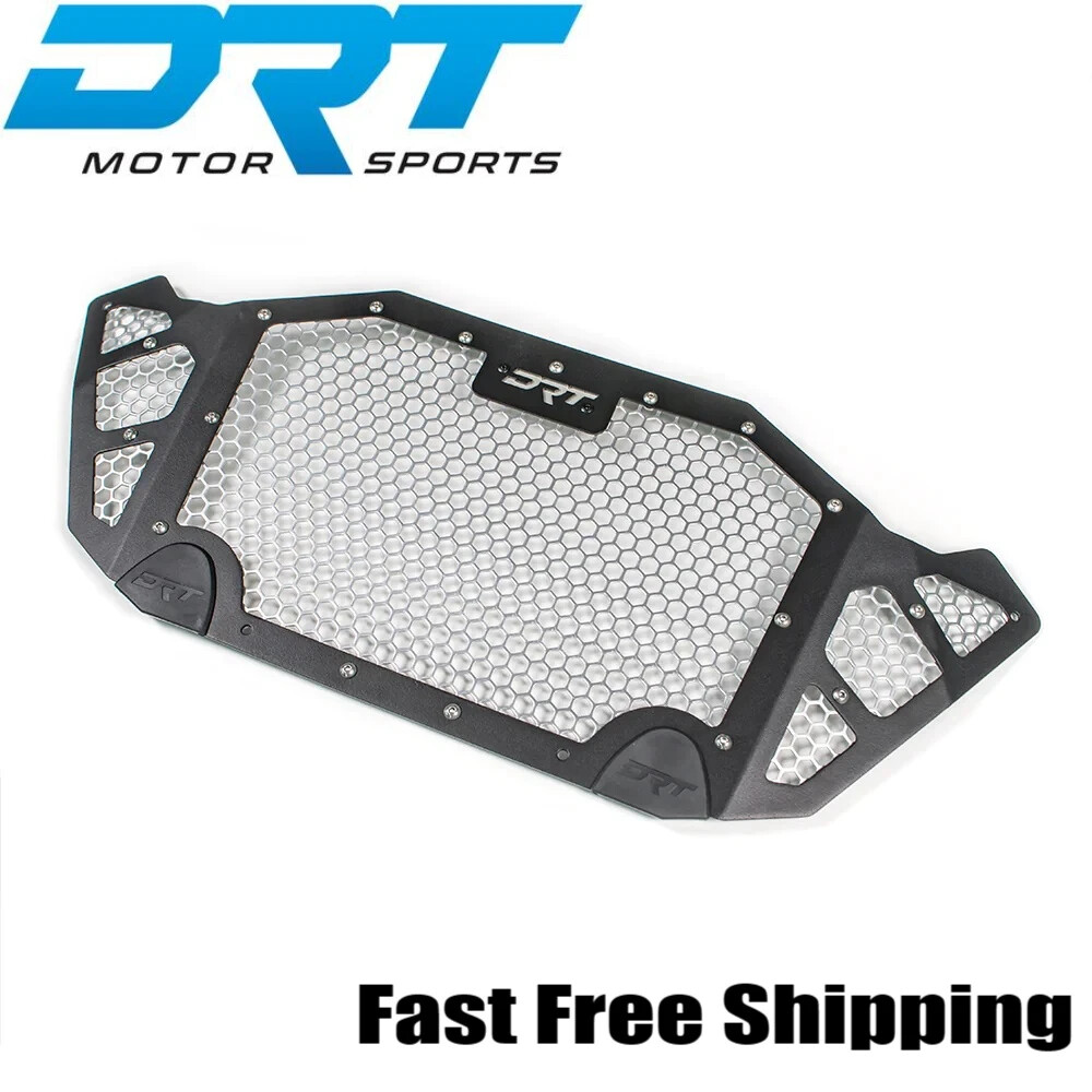 DRT Front Aluminum Mesh Grill Radiator Guard V2 Polaris RZR Pro XP XP4 2020-2024