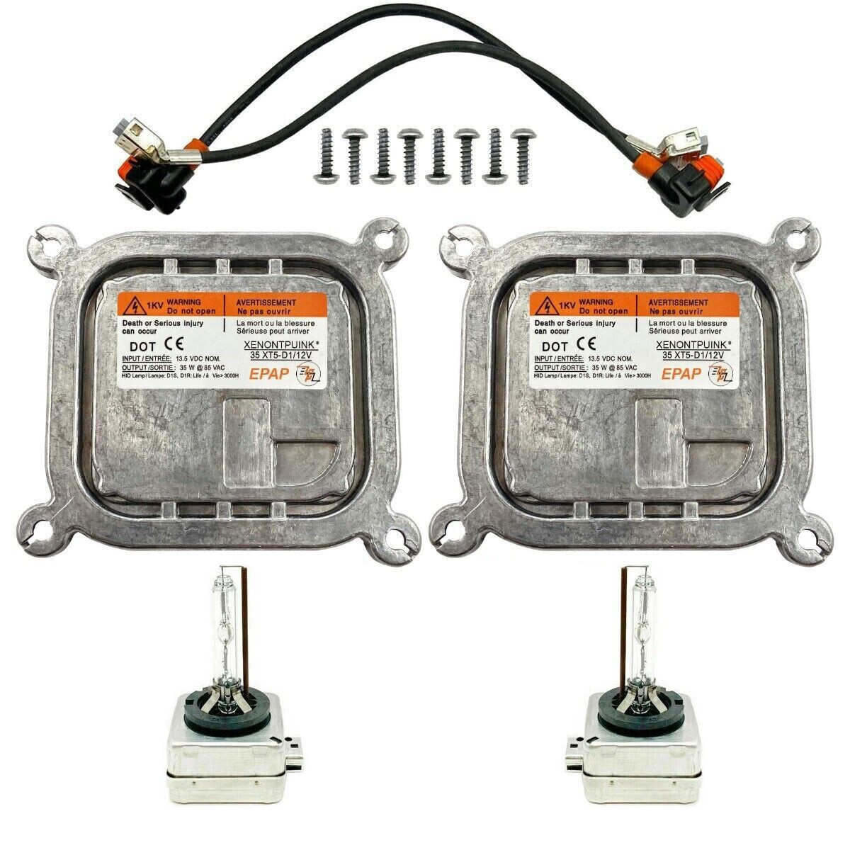 For 08-14 Dodge Challenger Xenon HID Ballast D1S Bulb Module Controller 2x New