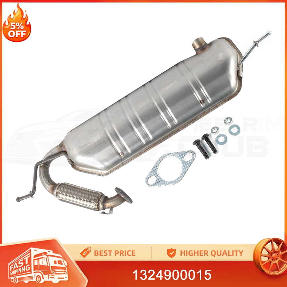 Rear Exhaust Replacement Muffler fits Smart Fortwo 1.0L 2008 - 2015 Smart Car