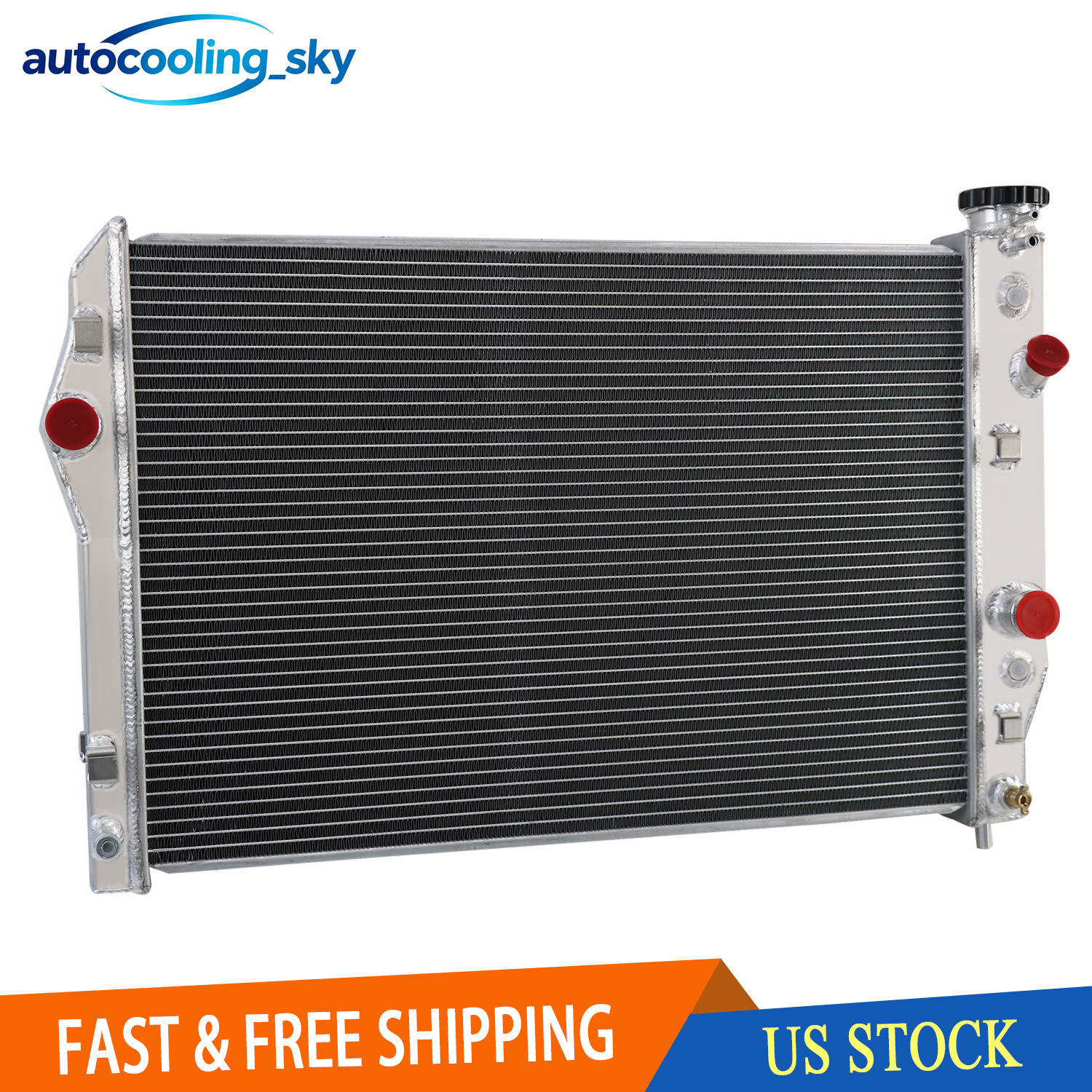 4 Core Aluminum Radiator Fits 1993~02 Chevy Camaro Pontiac Firebird 5.7L V8
