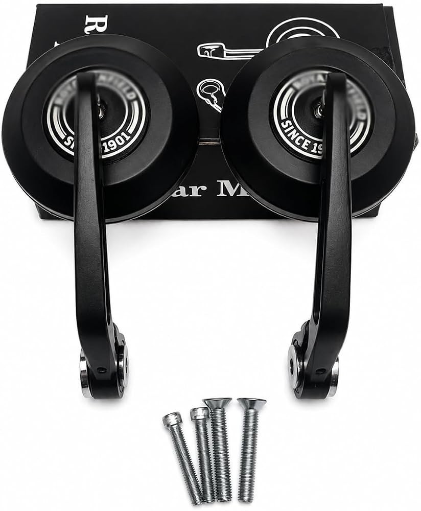 Fit for Royal Enfield Super Meteor/Interceptor/GT/Shotgun/Bear Bar End Mirrors Fit for Royal Enfield Super Meteor/Interceptor/GT/Shotgun/Bear Bar End Mirrors
