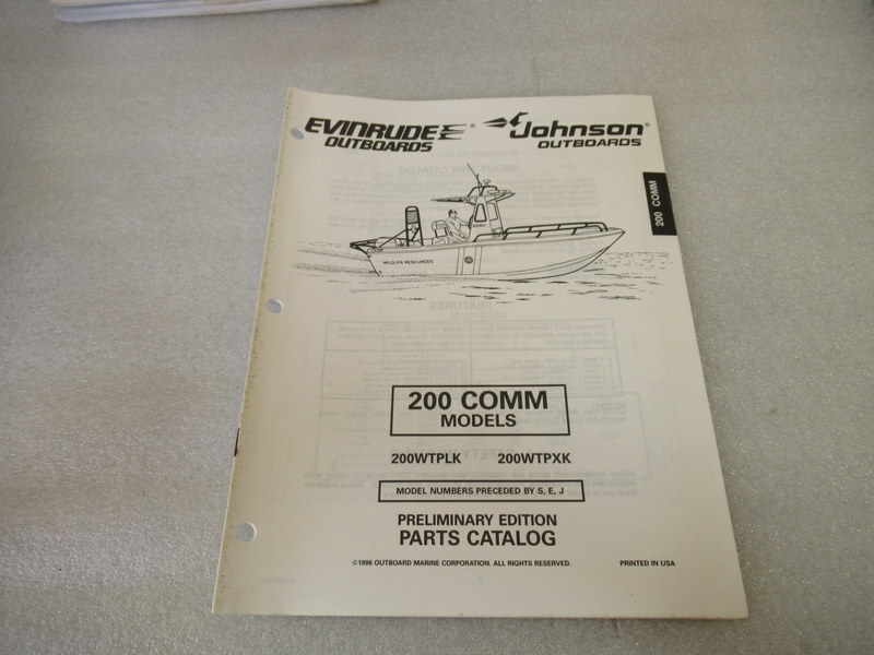 PM188 1997 Evinrude/Johnson 200 COMM Models Prelim Edition Parts Catalog 438684
