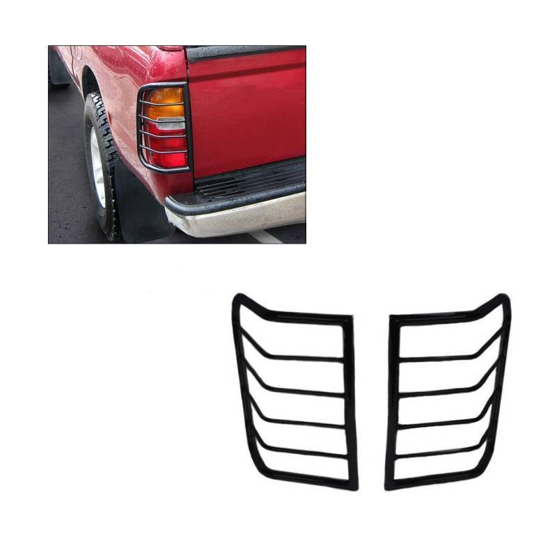 Black Horse Tail Light Guards Black fit 1998-2025 Toyota Tacoma Black Horse Tail Light Guards Black fit 1998-2025 Toyota Tacoma