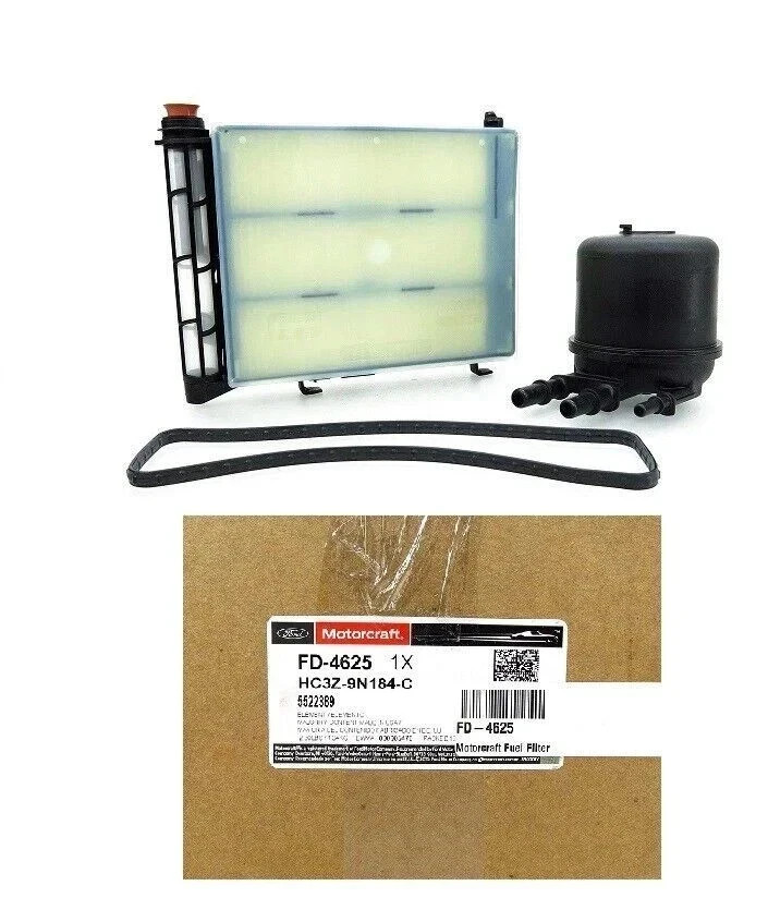 New Motorcraft 2017 2018 2019 6.7L Ford Powerstroke FD4625 Fuel/Water Filter Kit New Motorcraft 2017 2018 2019 6.7L Ford Powerstroke FD4625 Fuel/Water Filter Kit