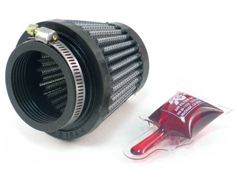 K&N RU-2690 Round Tapered Universal Clamp-On Air Filter, 1-3/4in Flange