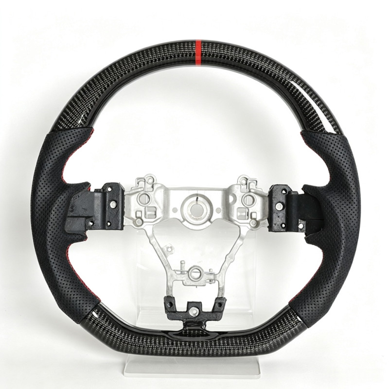 Real Carbon Fiber Sport Steering Wheel Fit 2015-2022 Subaru WRX STI IMPREZA S209 Real Carbon Fiber Sport Steering Wheel Fit 2015-2022 Subaru WRX STI IMPREZA S209
