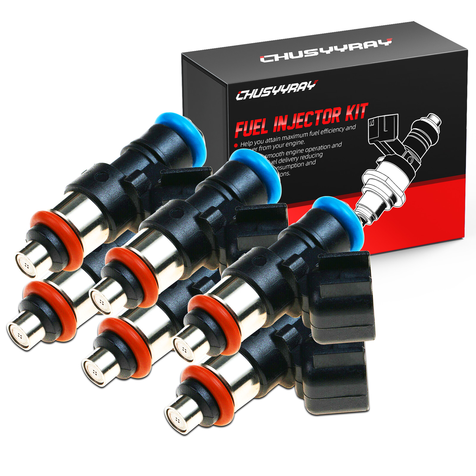 x6 NEW Upgrade Fuel Injectors for Dodge Avenger Charger Challenger 3.6L V6