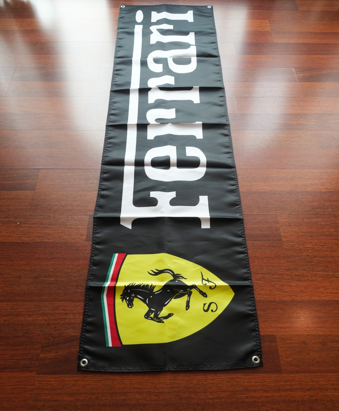 Ferrari Scuderia Racing Banner Flag – 180 × 45 cm (70.8” × 17.7”)