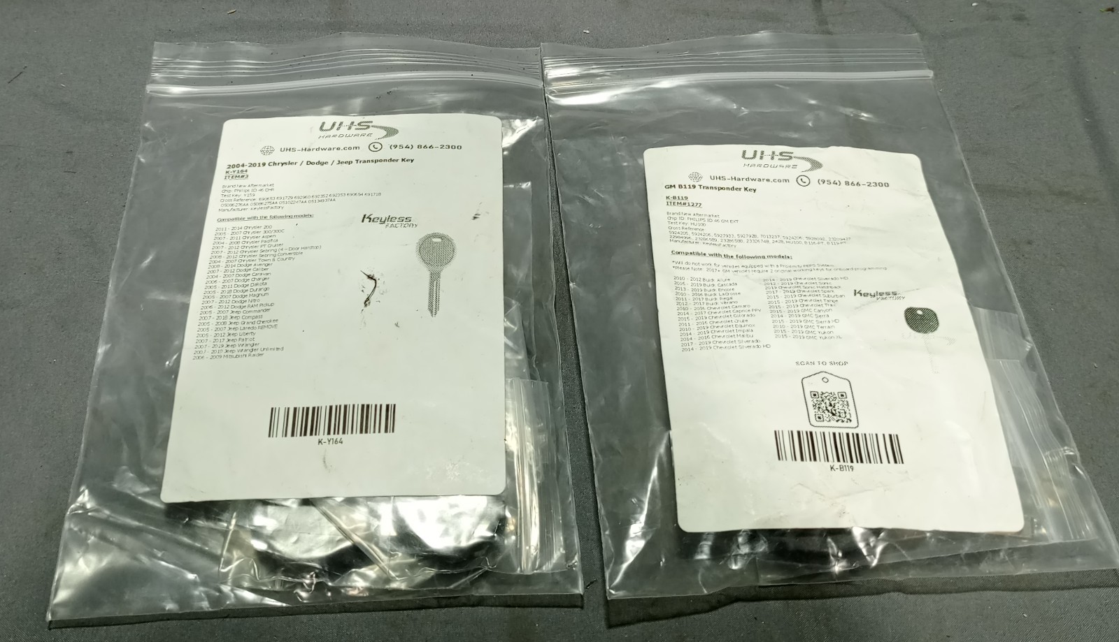 Lot Of 10 Keys Assorted UHS Lot Of 10 Keys Assorted UHS