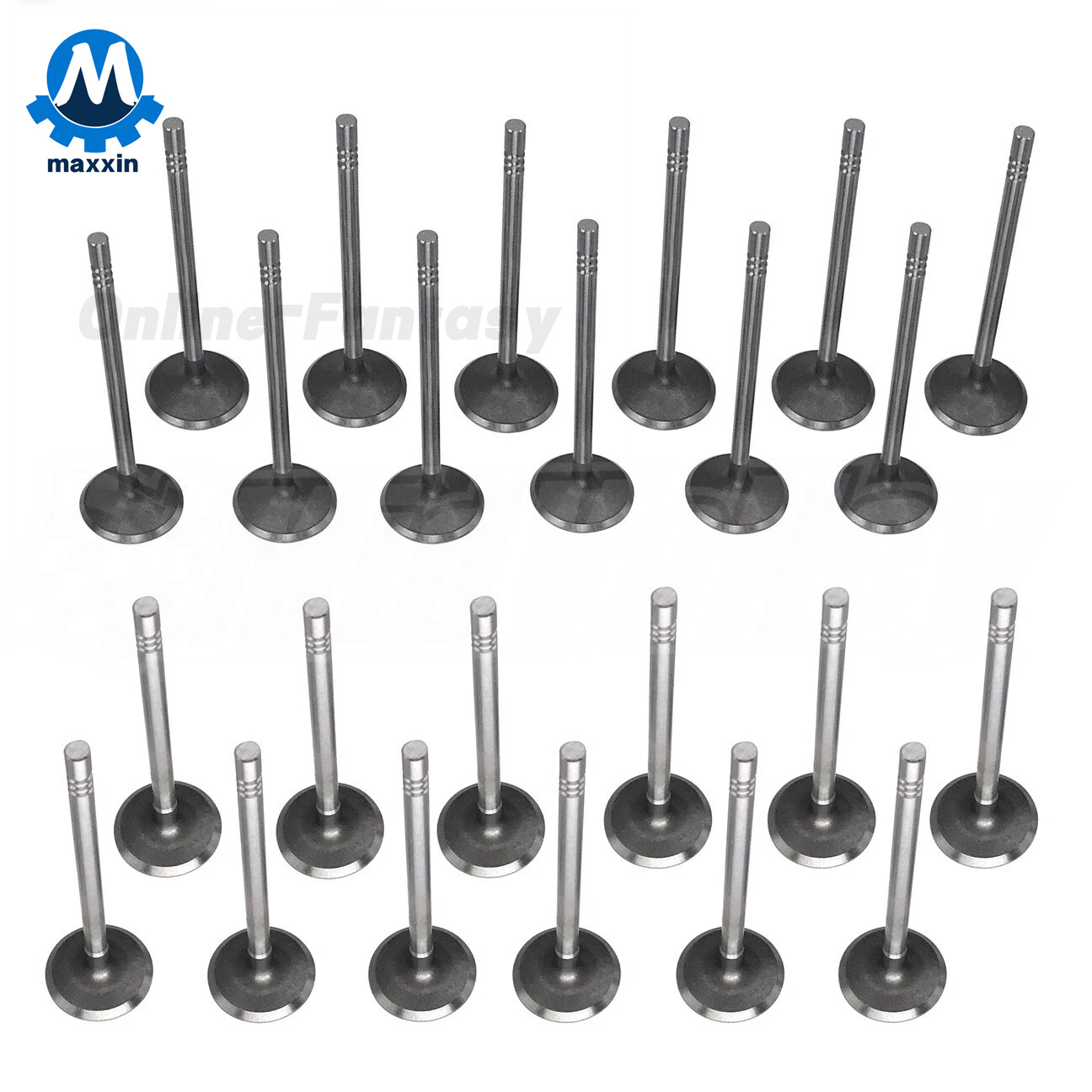24x Intake Exhaust Valves For 1996-2012 Mazda 6 Ford Escape Fusion Mercury 3.0L