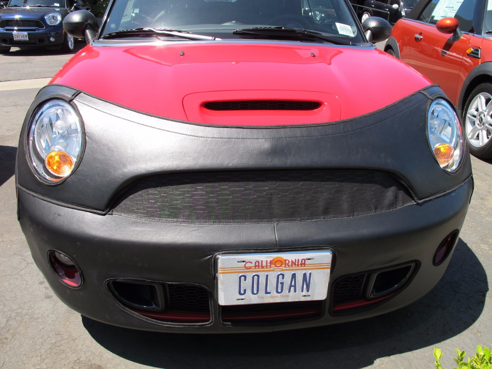 Colgan Front End Mask Bra 2pc. Fits 11-12 MINI Cooper S,JCW, JCW Clubman W/O Tag