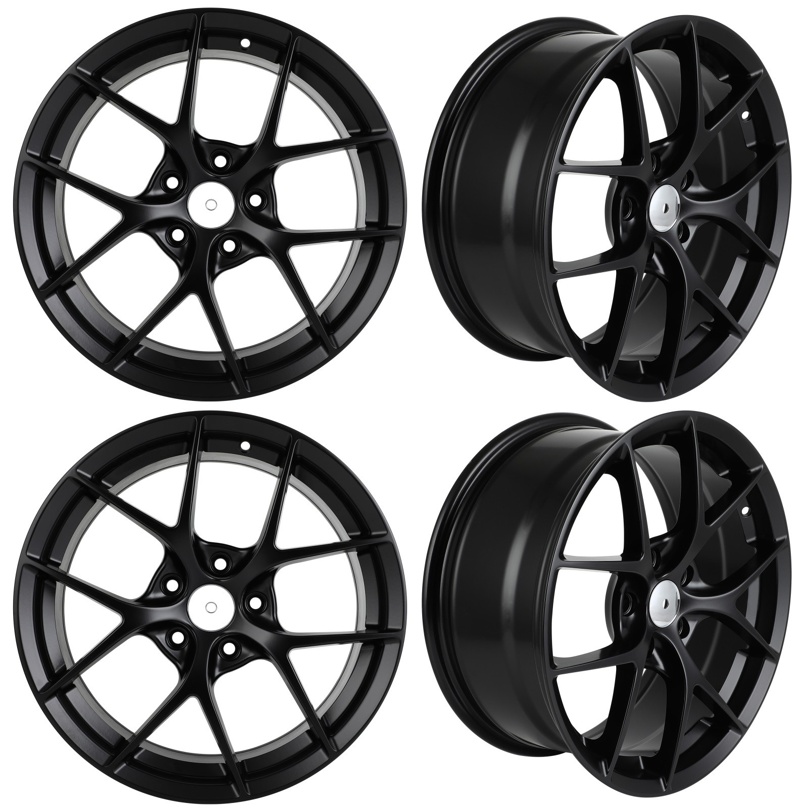 Set of 4 17x7.5 inch 5x114.3mm PCD +40mm Offset Wheel Rim 17 inch Wheel Rim