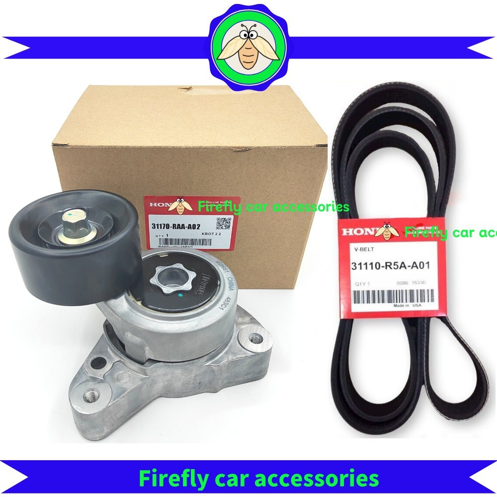 OEM Drive Belt Tensioner + Belt For 2012-2014 Honda CR-V 2.4L