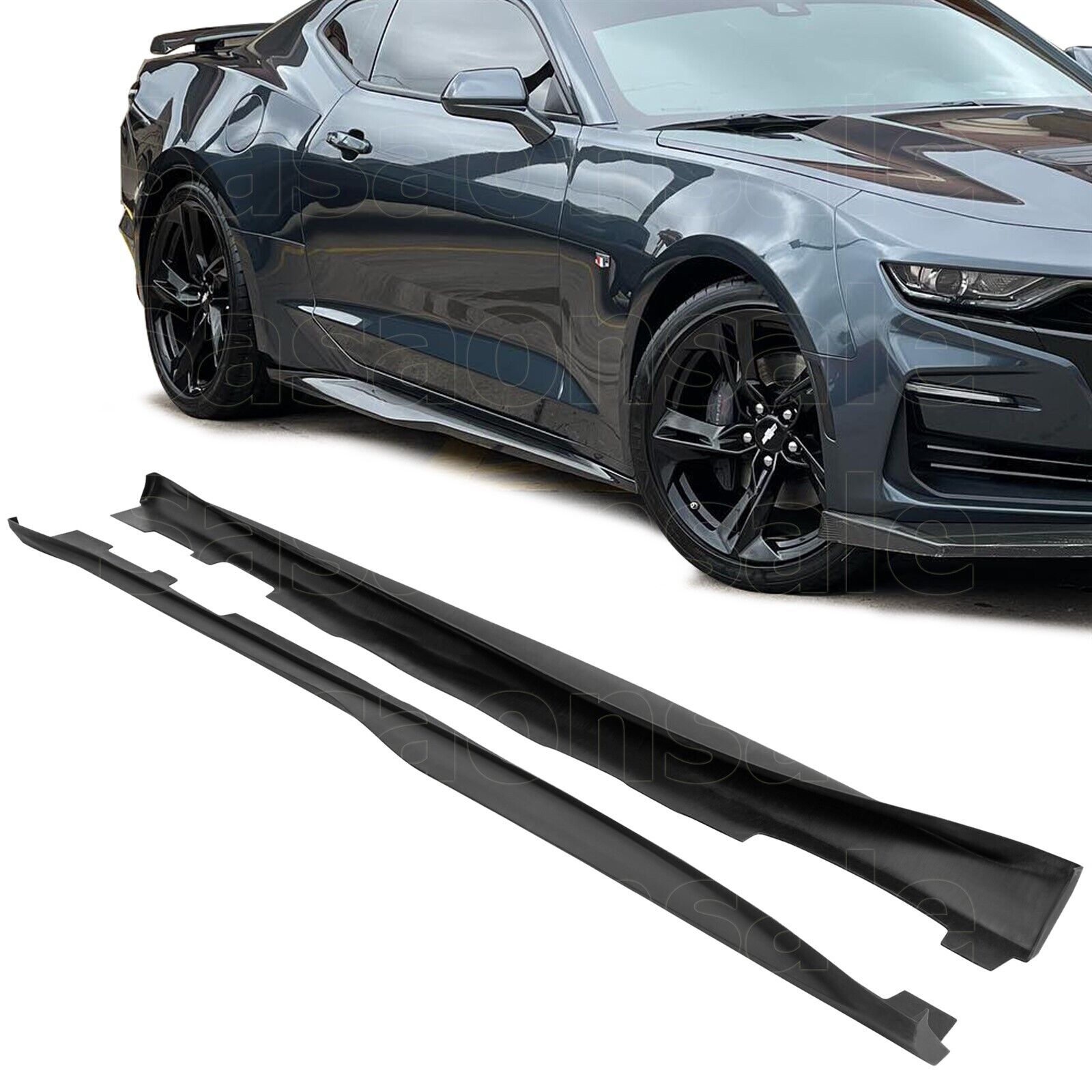 [SASA] Made for 2016-2023 Chevrolet Camaro ZL1 Style PU Bumper Side Skirts Lip