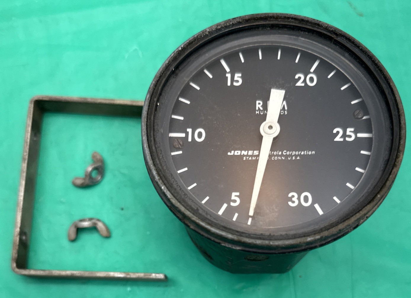 Vintage 1950s/60s JONES Motrola Tachometer KEN WORTH,PETERBILT,MACK 0-3000