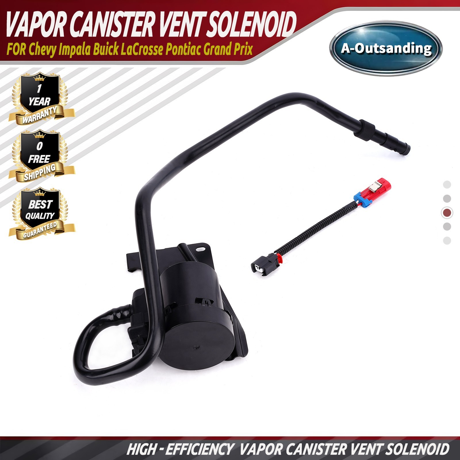 911-059 Vapor Canister Vent Solenoid  For with Select Buick/Chevrolet/Pontiac
