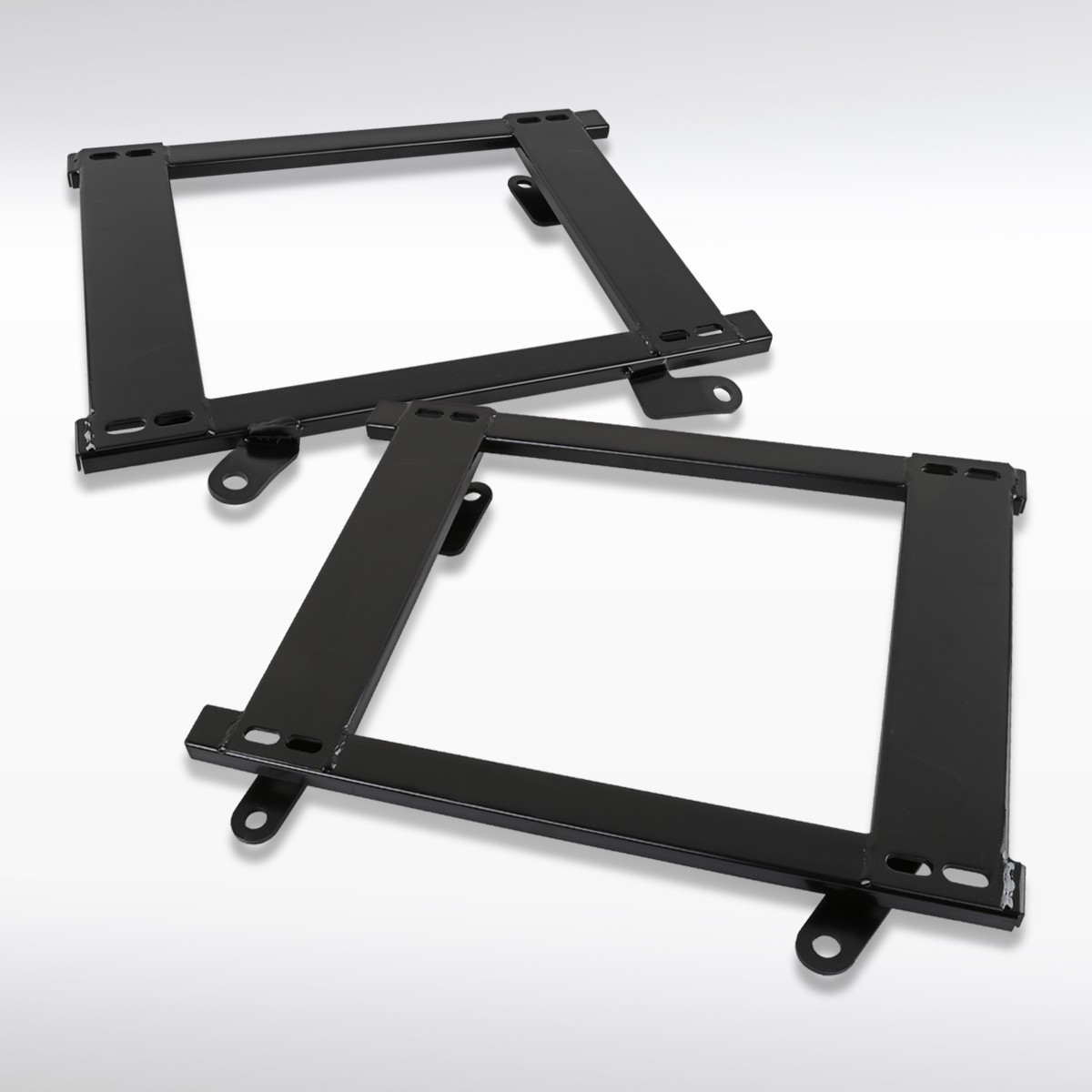 Fit 93-02 Camaro Firebird Black Steel Racing Seat Mounting Brackets Rail Track Fit 93-02 Camaro Firebird Black Steel Racing Seat Mounting Brackets Rail Track
