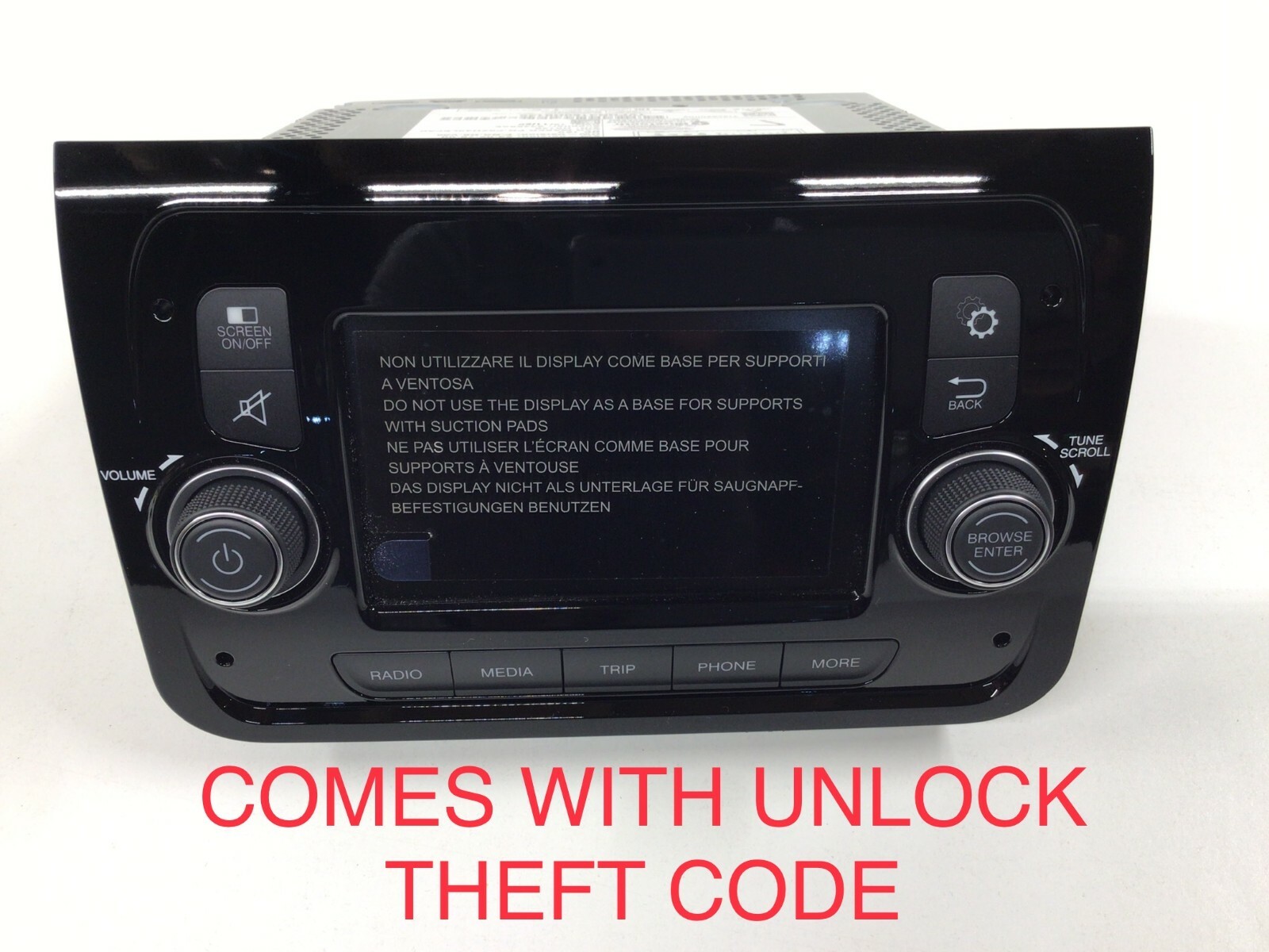 19-21 DODGE RAM PROMASTER 5.0 DISPLAY SCREEN BLUETOOTH RADIO RECEIVER ST# D107