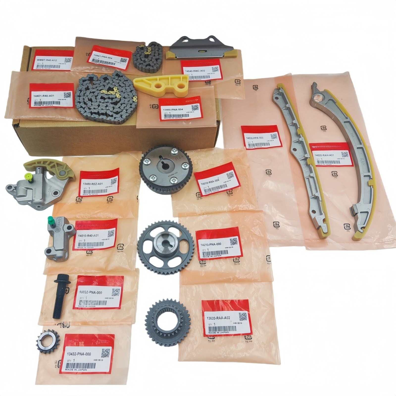 OEM HONDA Timing Chain Kit VVT Sprocket SET For 2008-2015 ACCORD CR-V 2.4L OEM HONDA Timing Chain Kit VVT Sprocket SET For 2008-2015 ACCORD CR-V 2.4L