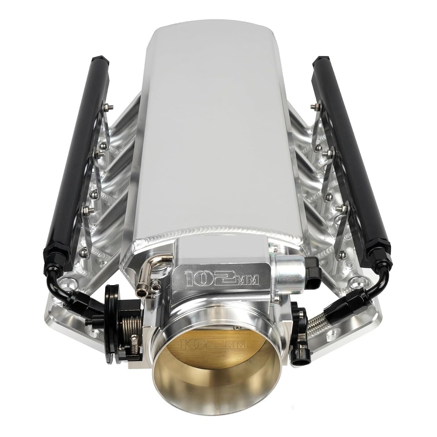 GM LS Intake Manifold 102mm Throttle Body Drive by Cable DBC LS1 Fab Aluminum