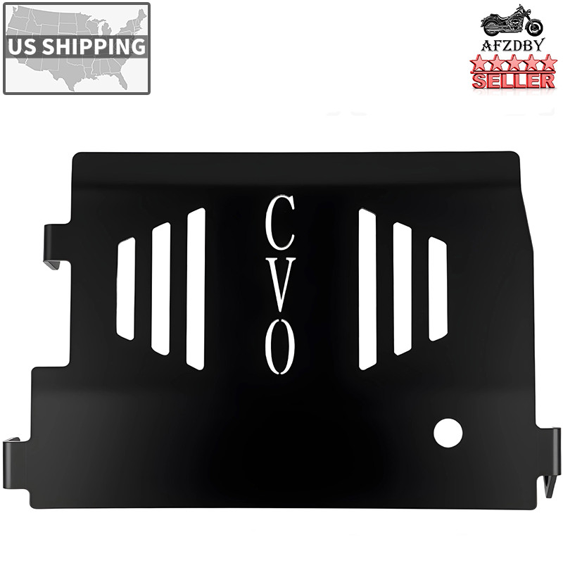 Black Lower Engine Chassis Skid Plate Guard For Harley Street Road Glide 2024-26