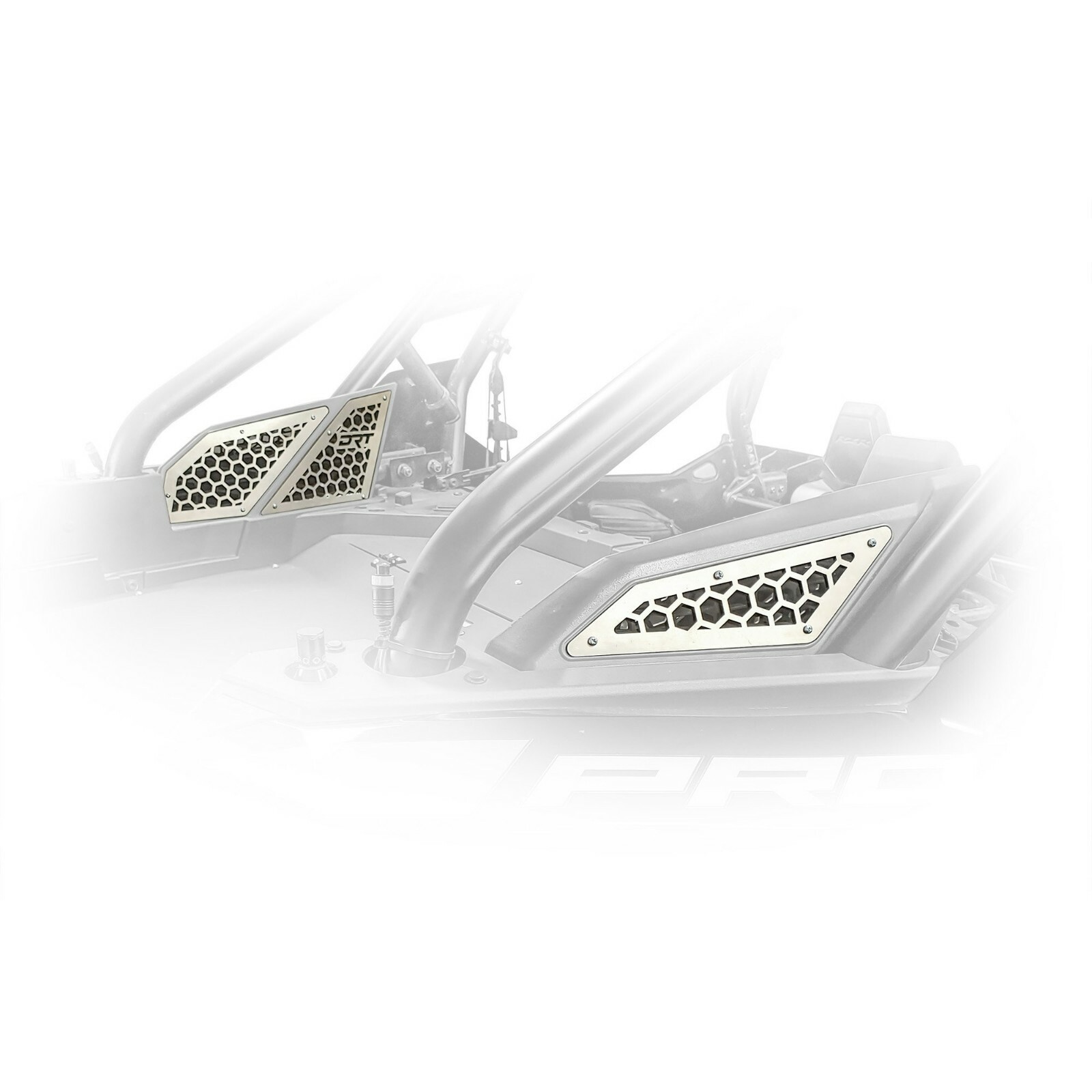 DRT Polaris RZR Pro XP 2020+ Air Intake / Clutch Vent Aluminum Grill Bezel