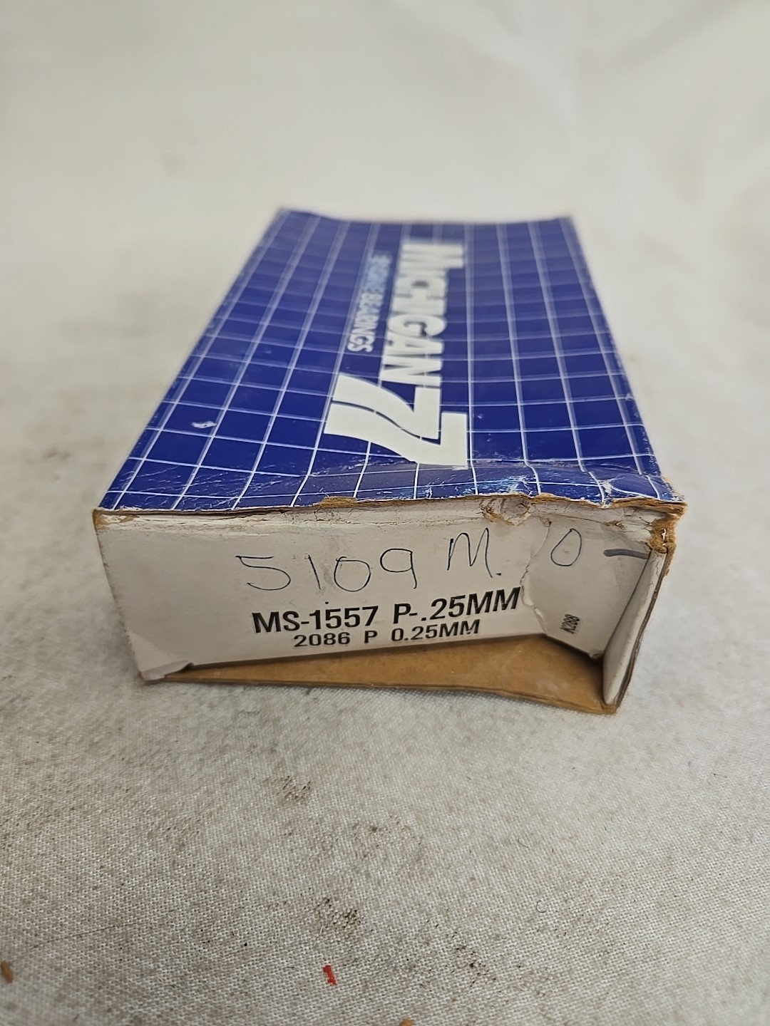 NOS Michigan 77 MS-1557 P-.25MM Crankshaft Main Bearings Vintage Set .010 Under NOS Michigan 77 MS-1557 P-.25MM Crankshaft Main Bearings Vintage Set .010 Under
