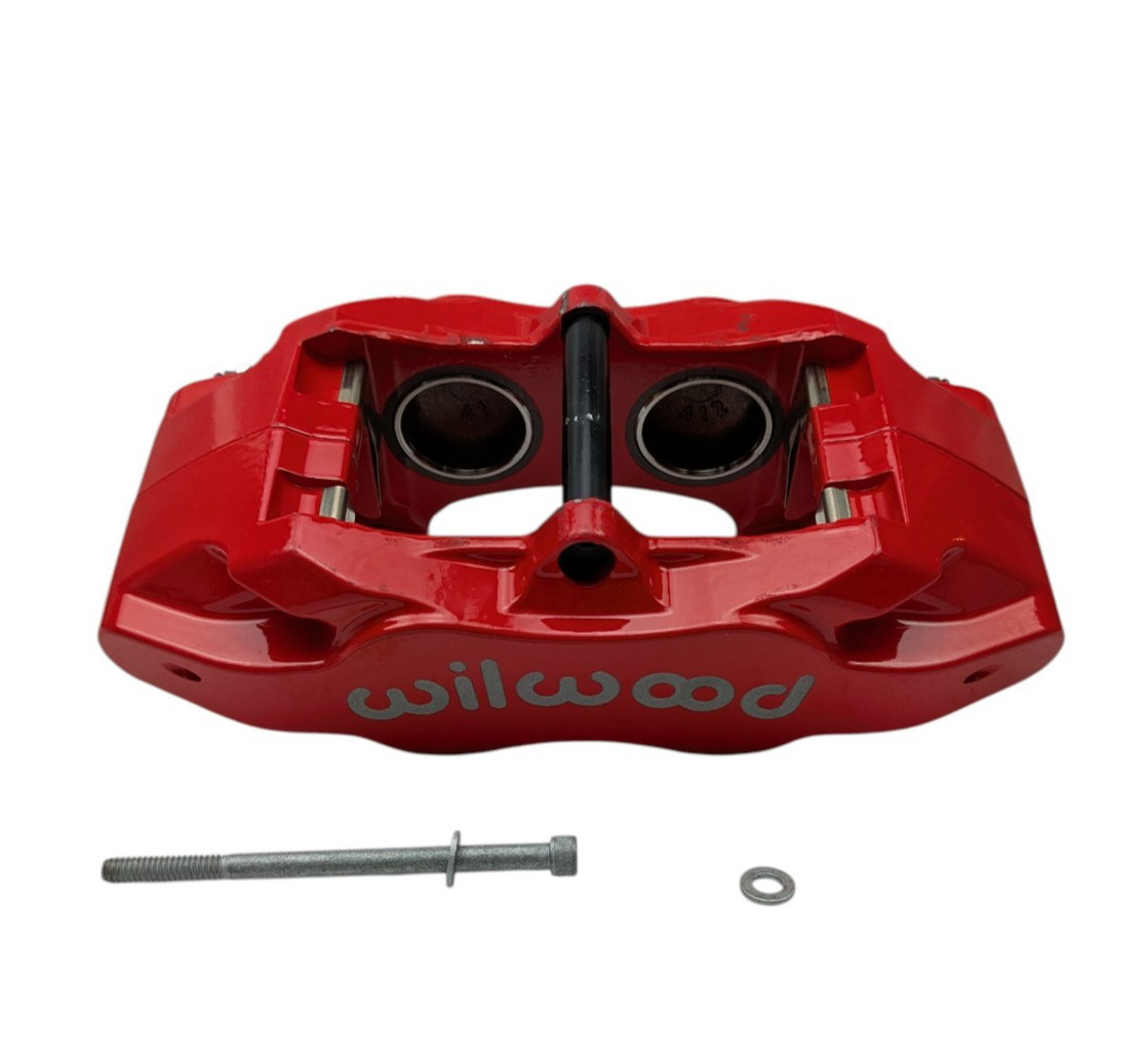 Wilwood 120-13915-RD SLC56 Front Brake Caliper Red 4-Piston Forged Aluminum