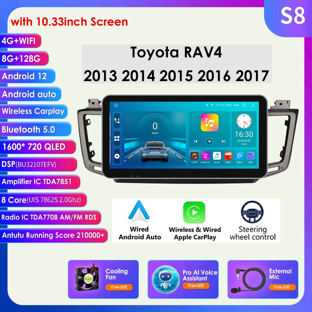 For Toyota RAV4 2013-2018 10.33