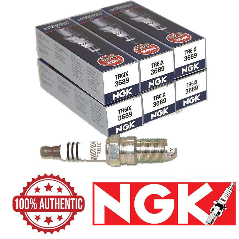 NGK JAPAN TR6IX SPARK PLUG IRIDIUM POWER 6-PIECES (3689)