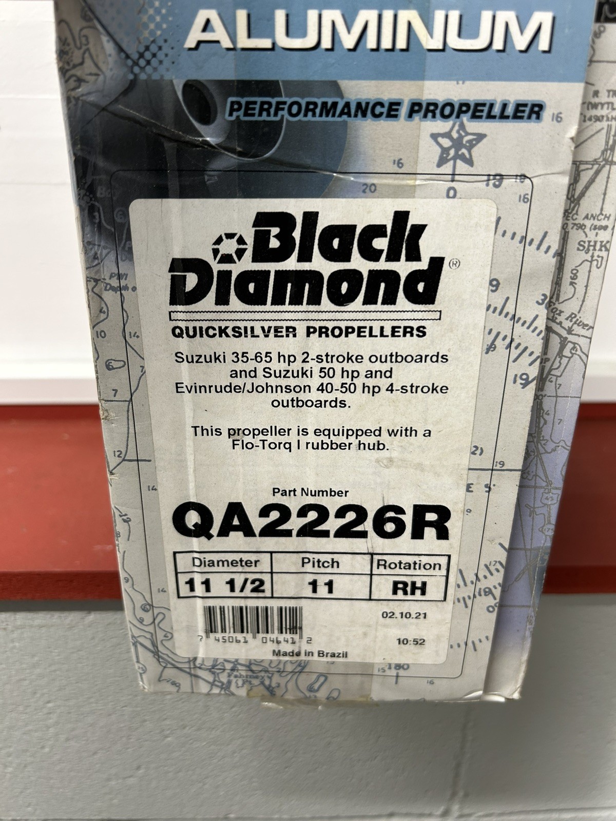 Quicksilver Black Diamond New Propeller 11-1/2 x 11 RH QA2226R New In Box. Quicksilver Black Diamond New Propeller 11-1/2 x 11 RH QA2226R New In Box.